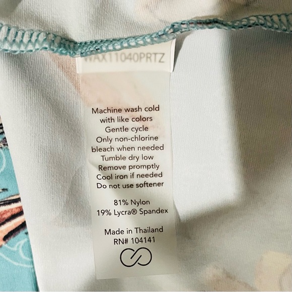 Calia by Carrie Underwood Blue Floral Workout Tank Top - Picture 6 of 6